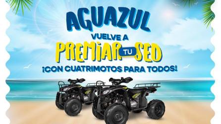 Aguazul premia la preferencia de los hondureños con esta promoción de verano.