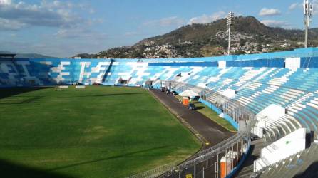 Así luce ahora el estadio Nacional de Tegucigalpa.