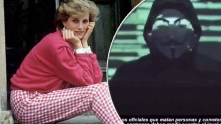 Anonymous reveló información sobre la muerte de Lady Di.