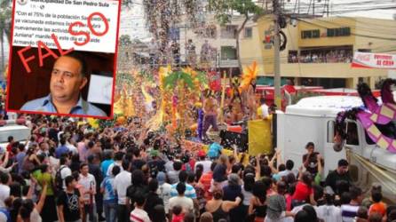 Fotografía de archivo de Feria Juniana realizada en San Pedro Sula.