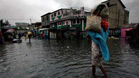 Las fuertes lluvias en Haití ya dejan dolorosas pérdidas. Foto Twitter.