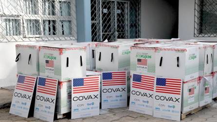 Estados Unidos fue uno de los países que dio vacunas a Honduras a través de Covax.