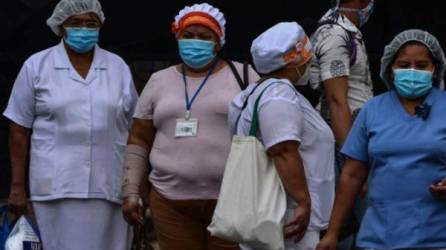 Imagen referencial de un paro de enfermeras en el país.