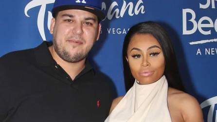 Rob Kardashian y Blac Chyna en una foto de archivo.