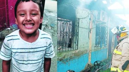 Cinco apartamentos fueron destruidos: el niño Denser Rosales Aguilar murió en la conflagración.