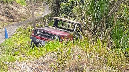 El carro del norteamericano fue hallado quemado en las cercanías de la aldea El Robledal.