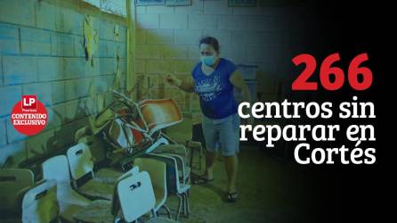 Al menos 728 centros educativos fueron dañados por los huracanes.