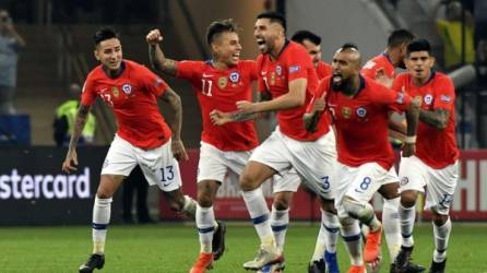 Chile se clasificó a las semifinales de la Copa América 2019 tras ganar a Colombia en penales. Foto AFP