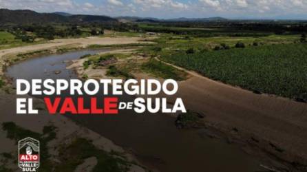 Las reparaciones que la Comisión realiza no garantizarán la protección del valle de Sula si el caudal de los ríos Ulúa y Chamelecón alcanzan los niveles de noviembre pasado. Fotos Fotografía Yoseph amaya