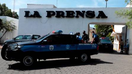 Las instalaciones del diario La Prensa de Nicaragua permanecen bajo el control de la policía desde hace un año, mientras su personal de Redacción tuvo que exiliarse.