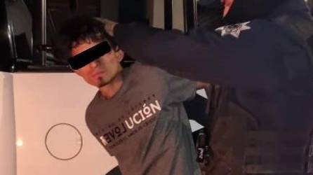 El hondureño detenido fue identificado como Naum Isaac L., de 20 años.