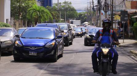 En San Pedro Sula el parque vehicular lo conforman más de 368 mil carros y motocicletas.
