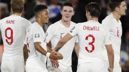 Inglaterra le ganó en casa a Kosovo y está más cerca de la Eurocopa 2020. Foto AFP