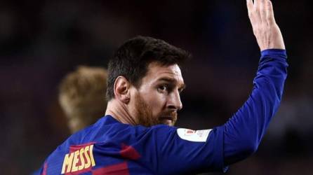 Lionel Messi en un partido del FC Barcelona. Foto de archivo.