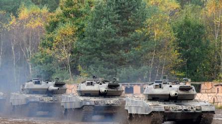 Los tanques Leopard, de fabricación alemana, son ansiados por las tropas ucranianas para su contraofensiva en el sur del país.