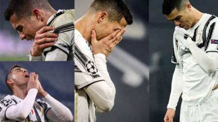 Cristiano Ronaldo no pudo evitar la eliminación de la Juventus a manos del Porto en la Champions. El astro luso estuvo alterado y salió frustrado tras decirle adiós a la competición. Fotos AFP.