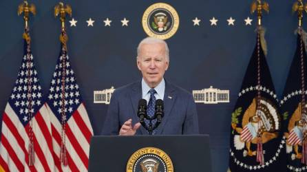 Biden da una conferencia de prensa para informar al pueblo estadounidense sobre el derribo de varios objetos voladores en los últimos días.