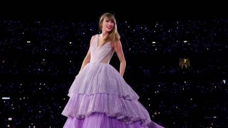 La cantante Taylor Swift durante su concierto en Australia.