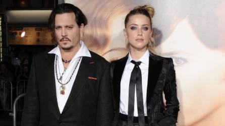 Johnny Depp y Amber Heard en una foto de archivo.