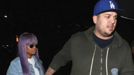 Blac Chyna y Rob Kardashian.