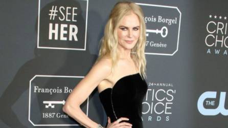 La actriz Nicole Kidman.