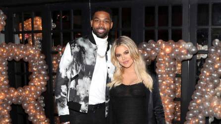 Tristan Thompson y su ex Khloé Kardashian en una foto de archivo.