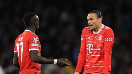 Sadio Mané y Leroy Sané se enfrentaron el pasado martes tras el final del Manchester City vs Bayern Múnich.