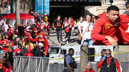 Una persona murió y nueve resultaron heridas por disparos este miércoles durante el desfile por la victoria en el Suuper Bowl del equipo de los Chiefs.