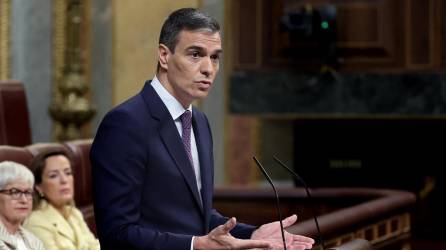 Sánchez compareció este miércoles frente al Congreso de diputados en Madrid.