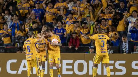 En los cuartos de final, los Tigres golearon 5-0 a Motagua en tierras mexicanas.