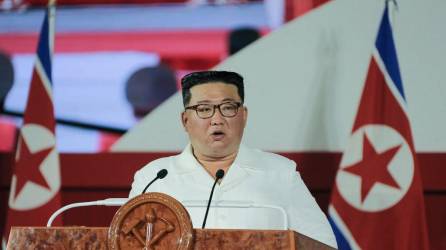 El líder del régimen norcoreano también cargó durante su discurso contra Corea del Sur y su presidente, Yoon Suk-yeol.