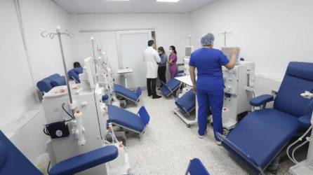 En el Mario Rivas, unas 600 personas esperan ser operadas. En la imagen, una clínica de este centro hospitalario.