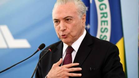 El expresidente brasileño Michel Temer fue detenido como presunto jefe de 'una organización criminal'.