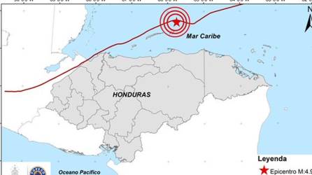 Sismo de 4.8 sacude la isla de Roatán, Islas de la Bahía