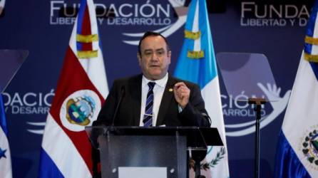 Presidente de Guatemala, Alejandro Giammattei. Foto: EFE