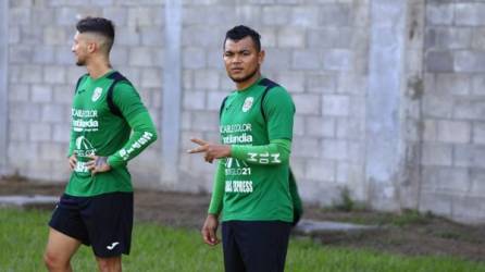 Mario Martínez durante un entrenamiento con Marathon.