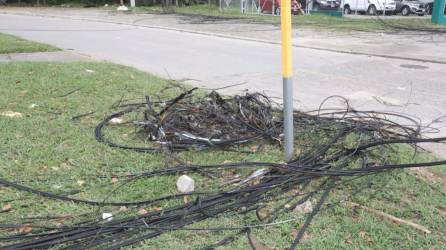 Un incendio en los cables del tendido eléctrico en el bulevar del norte de San Pedro Sula provocó alarma entre los sampedranos este pasado fin de semana.