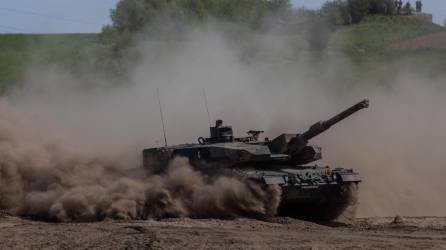 Los tanques Leopard, de fabricación alemana, son ansiados por el ejército ucraniano en su contraofensiva.