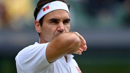 El suizo Roger Federer anunció su baja definitiva de los Juegos Olímpicos de Tokio . Foto AFP.