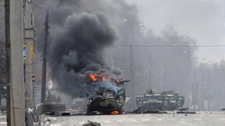La artillería, la flota y la aviación rusas comenzaron a golpear el 24 de febrero las principales ciudades de Ucrania. Desde entonces, el conflicto se ha intensificado.