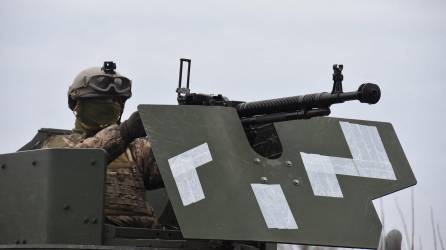 El Ejército de Ucrania se encuentra en alerta máxima ante la amenaza de un ataque ruso.