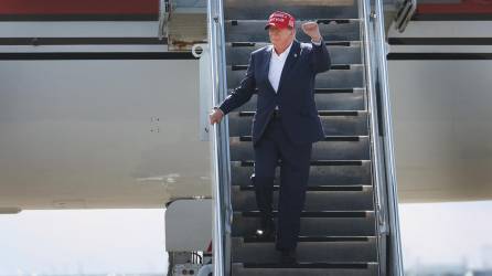 Trump realizó un mitin en Ohio en su campaña electoral por la presidencia de EEUU.