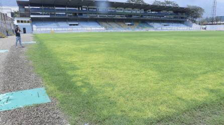 Así luce actualmente el estadio Morazán de San Pedro Sula.