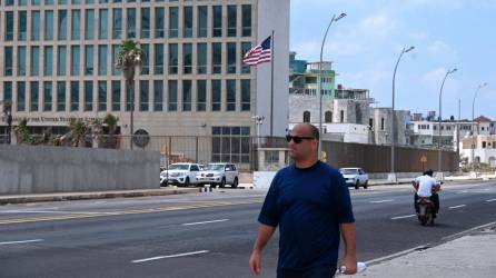 La embajada de Estados Unidos en La Habana.