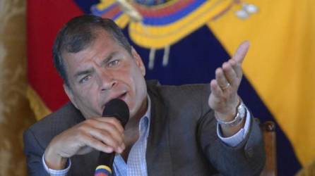 Rafael Correa, expresidente de Ecuador.