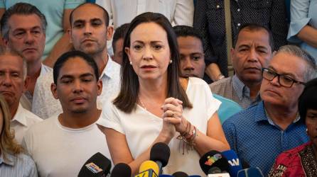 María Corina Machado denunció que el ente electoral no inscribió a la candidata de la coalición opositora.