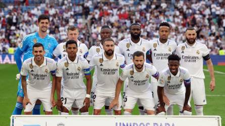 El 11 titular del Real Madrid que empató 1-1 ante el Athletic el domingo en el último juego de la temporada..