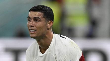 Cristiano Ronaldo no pudo contener el llanto tras la eliminación del Mundial de Qatar 2022.