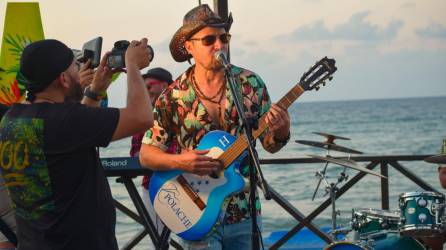 Polache durante una escena del video a cargo de Hool “El Clásico”.