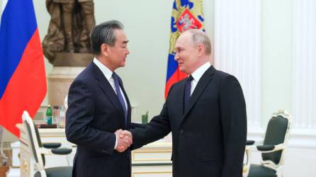 Putin se reunió la semana pasada con el canciller de China, Wang Yi, en Moscú.